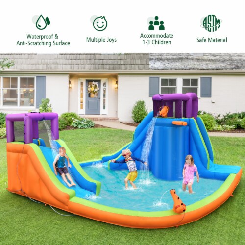 Kahuna twin falls inflatable best sale water slide