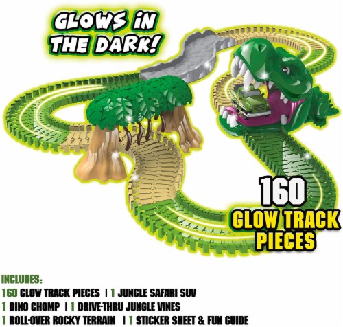 As Seen On Tv Ontel Magic Tracks Dino Chomp Glow In The Dark Racetrack Set,  1 - Foods Co.