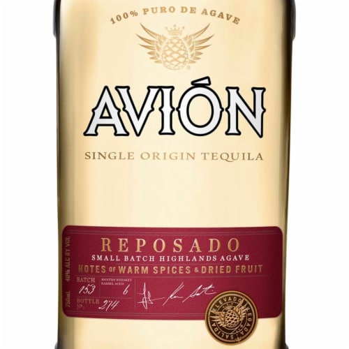 Avion Tequila Reposado Perspective: bottom