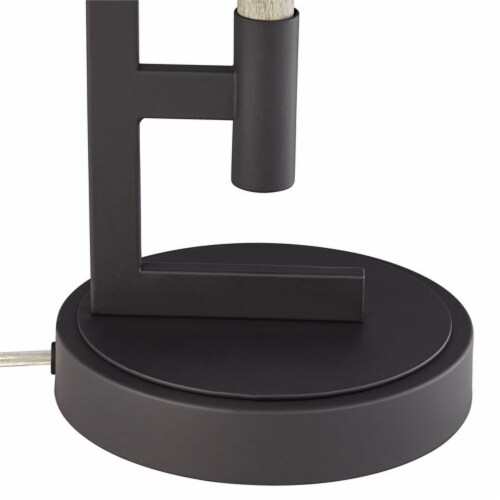 Pacific Coast Lighting Alden 30  Long Handle Metal Table Lamp in Black Perspective: bottom