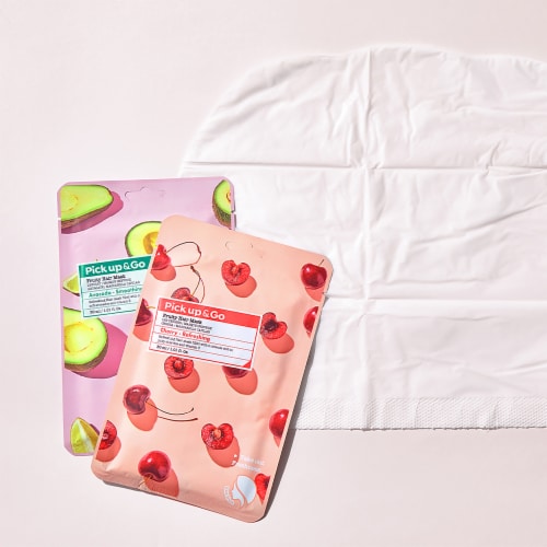Pick Up & Go 15 Sheets Nourishing Mango Hair Mask Cap Perspective: bottom