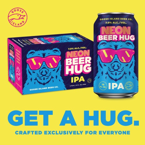 Goose Island Neon Beer Hug IPA Perspective: bottom