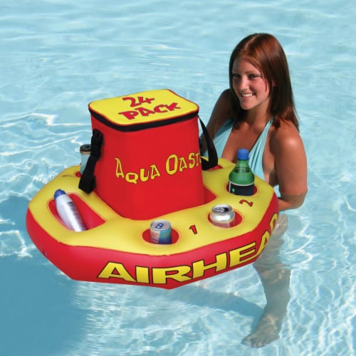 Airhead Aqua Oasis Insulated Nylon Cooler w/ Removable Floating Base | AHAO-1 Perspective: bottom
