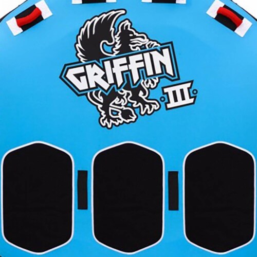 Airhead Griffin 3 Person Inflatable Winged Shaped Water Boating Towable Tube Perspective: bottom