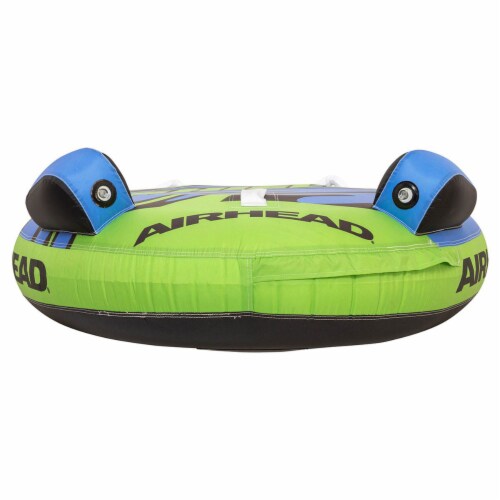 Airhead AHSH-T1 Shield Single Person Towable Inflatable Water Tube w/ 4 Handles Perspective: bottom