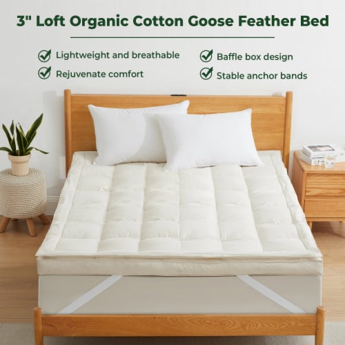 King feather bed clearance