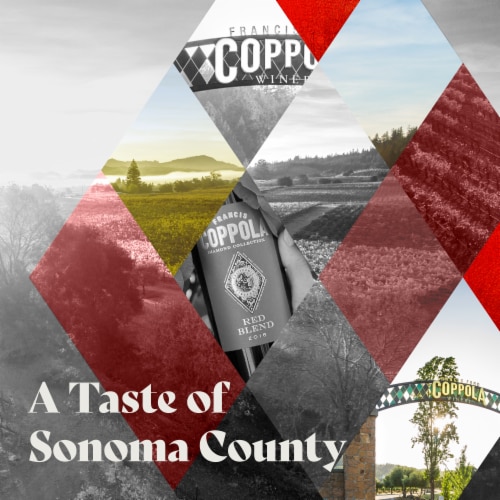 Coppola Diamond Collection California Red Blend Wine Perspective: bottom