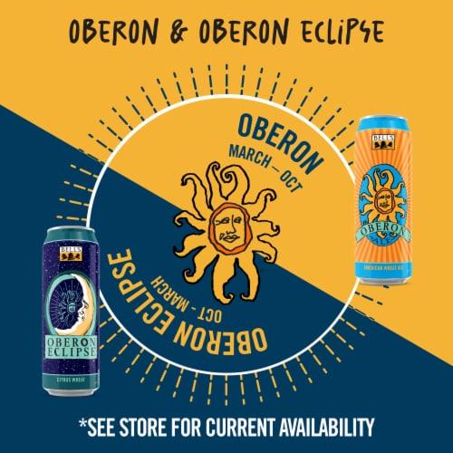 Bell's Oberon Wheat Ale Craft Beer Single Can Perspective: bottom