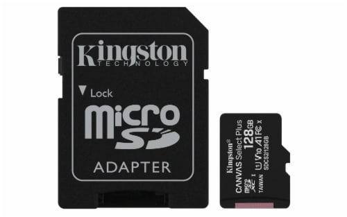 Kingston Canvas Select Plus microSD Memory Card Perspective: bottom