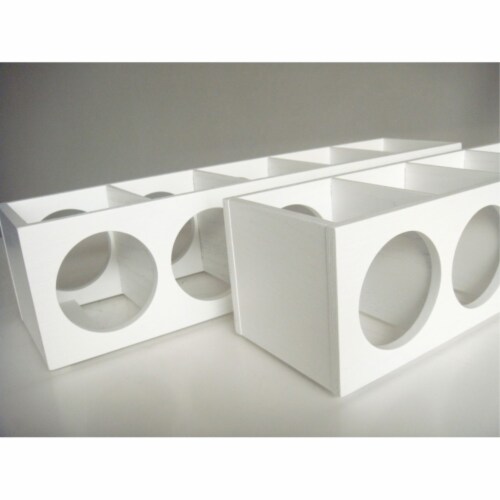 Rutherford Wine Rack, Comes In Set Of Two Units, Each Unit Can Hold 5 Bottles Perspective: bottom