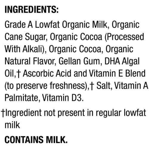 Horizon Organic DHA Omega-3 Lowfat Chocolate Milk Perspective: bottom