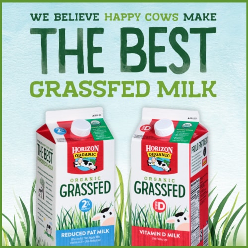 Horizon Organic Grassfed 2% Reduced Fat Milk Perspective: bottom