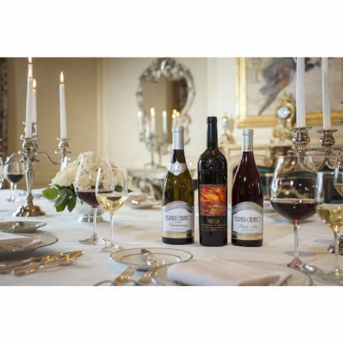 Ferrari Carano Reserve Chardonnay California White Wine Perspective: bottom