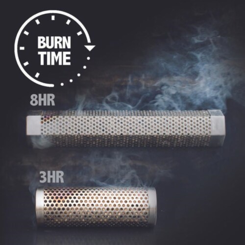 Kona 12  Smoker Tube - Wood Chips or Pellets - 20 Gauge Stainless Steel Perspective: bottom