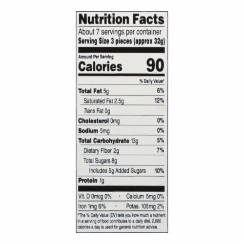 Diana's 100% Gluten Free Dark Chocolate Caramel Crunch Frozen Fresh Fruit Bananas Bites Perspective: bottom