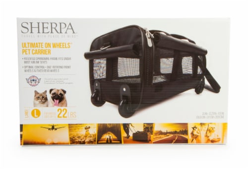 Large pet carrier airline approved top