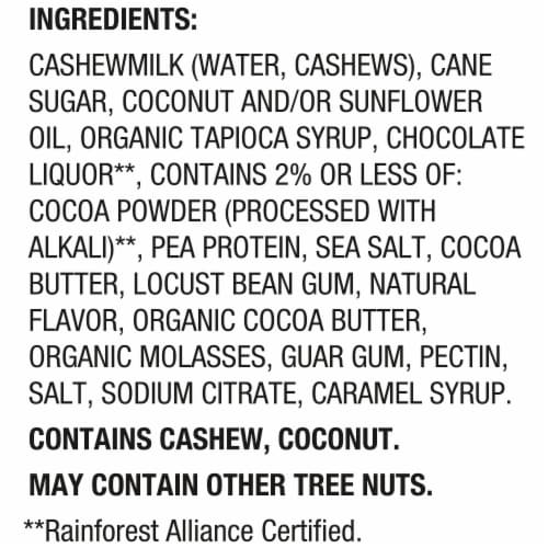 So Delicious Dairy Free Dipped Salted Caramel Cashew Milk Frozen Dessert Bar Packet Perspective: bottom