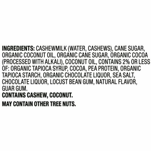 So Delicious Dairy Free Cashew Milk Frozen Dessert Dark Chocolate Truffle Vegan Carton Perspective: bottom