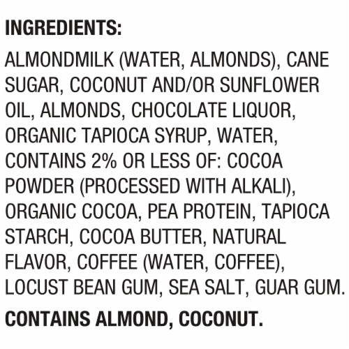 SO Delicious Dairy Free Mocha Fudge with Almond Milk Base Frozen Dessert Bars Perspective: bottom