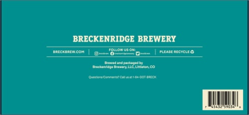 Breckenridge Brewery Funslinger Lager Beer Perspective: bottom