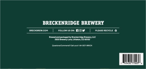 Breckenridge Brewery Juice Drop Variety Pack Hazy IPA Perspective: bottom