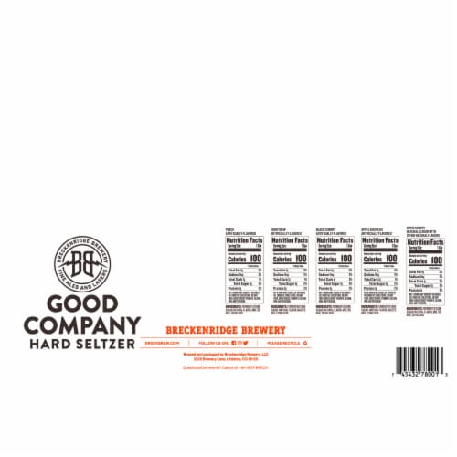 Breckenridge Brewery Good Company Hard Seltzer Variety Pack Perspective: bottom