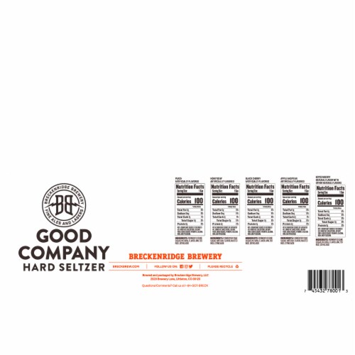 Breckenridge Brewery Good Company Hard Seltzer Variety Pack Perspective: bottom