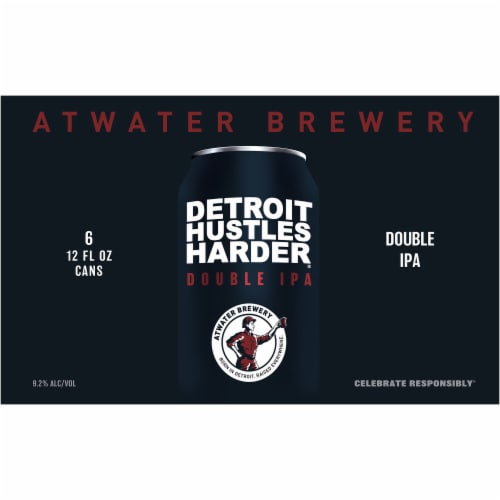 Atwater Detroit Hustles Harder Double IPA IPA Perspective: bottom