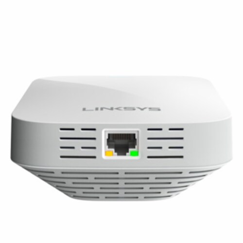 Linksys Wifi Dual Band Range Extender - White Perspective: bottom