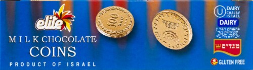 Elite Milk Chocolate Coins Perspective: bottom