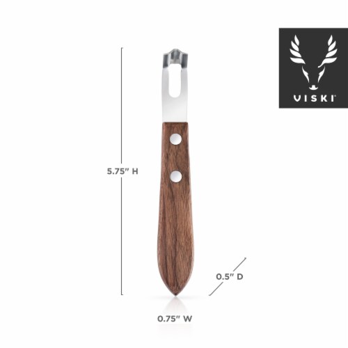 Walnut Channel Knife by ViskiÂ® Perspective: bottom