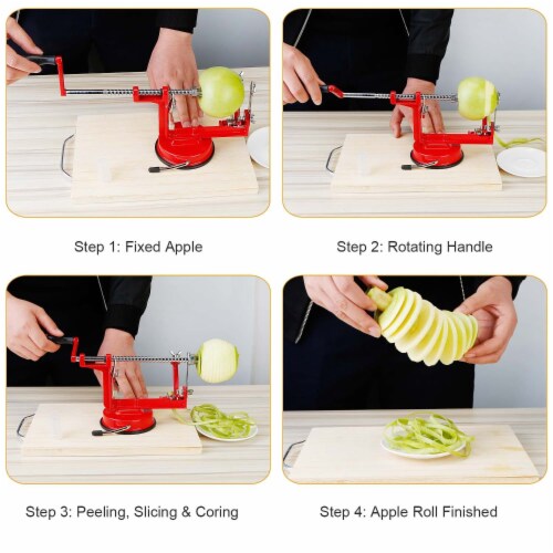 Dropship 3In 1 Apple Peeler Manual Rotation Potato Fruit Core Slicer  Kitchen Hand Cracking Corer to Sell Online at a Lower Price