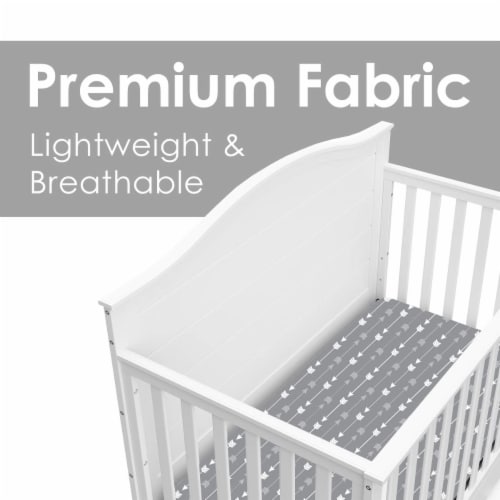 Baby Crib Sheets 3-Pack | Soft & Stretchy Jersey Cotton Fitted Crib Sheet | Woodland Animals Perspective: bottom