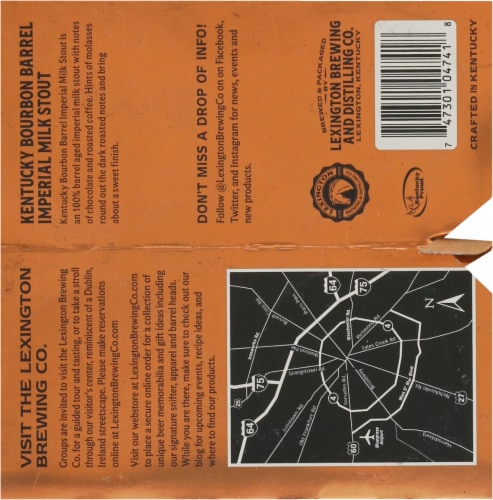 Bourbon Barrel Kentucky Imperial Milk Stout Perspective: bottom