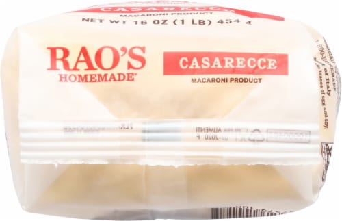 Rao's Homemade® Casarecce Pasta Perspective: bottom