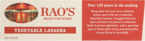 Rao's® Vegetable Lasagna Perspective: bottom