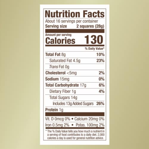 Ghirardelli® Premium Chocolate Assortment Squares Perspective: bottom