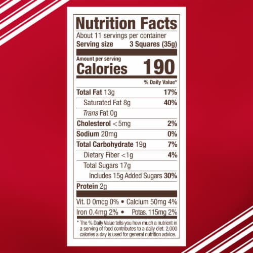 Ghirardelli Peppermint Bark Collection Chocolate Squares Perspective: bottom