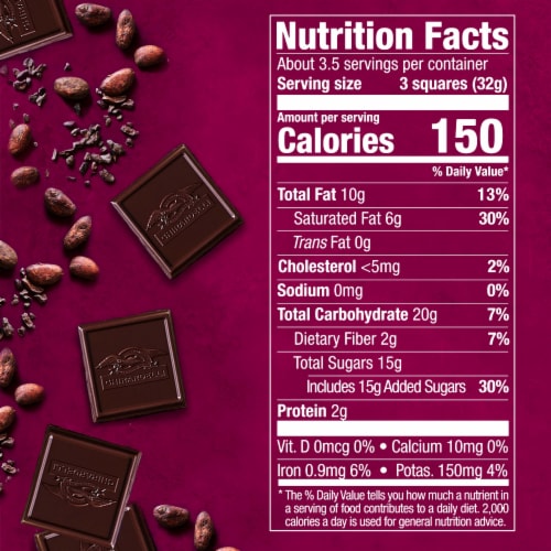 Ghirardelli® Intense Dark Raspberry Radiance Chocolate Perspective: bottom