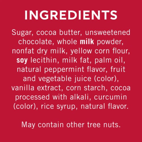Ghirardelli® Peppermint Bark Collection Chocolates Holiday Candy Bag Perspective: bottom