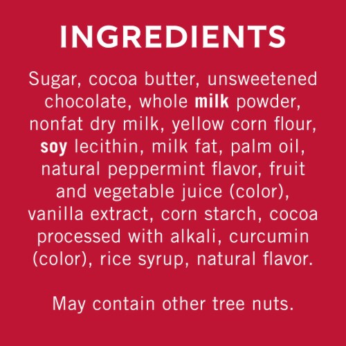 Ghirardelli® Peppermint Bark Collection Chocolates Holiday Candy Bag Perspective: bottom