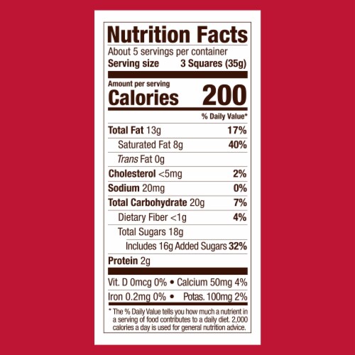 Ghirardelli® Holiday Peppermint Bark Squares Tree Gift Perspective: bottom