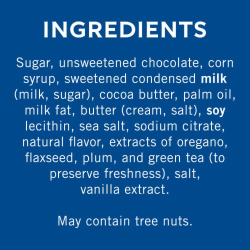 Ghirardelli® Sea Salt Caramel Dark Chocolate Squares Perspective: bottom