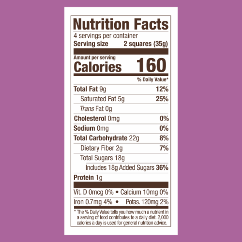 Ghirardelli® Raspberry Filled Dark Chocolate Squares Perspective: bottom