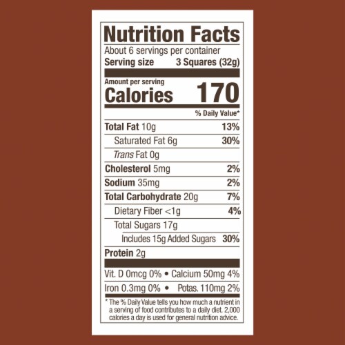Ghirardelli® Holiday Gingerbread Cookie Milk Chocolate Squares Perspective: bottom