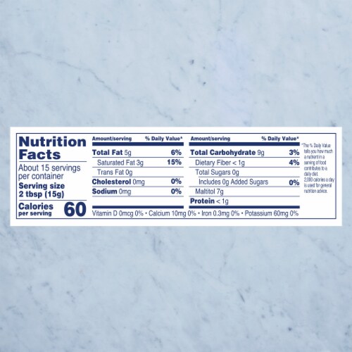 Ghirardelli® Premium Baking No Sugar Added Dark Chocolate Chips Perspective: bottom