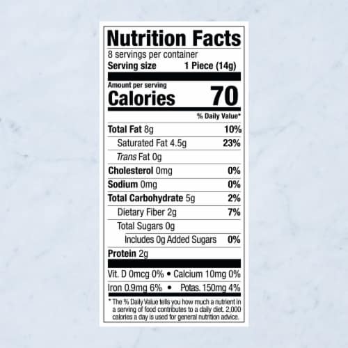 Ghirardelli Premium 100% Cacao Unsweetened Baking Chocolate Bar Perspective: bottom