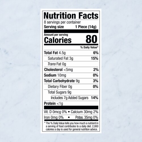 Ghirardelli® White Chocolate Premium Baking Bar Perspective: bottom