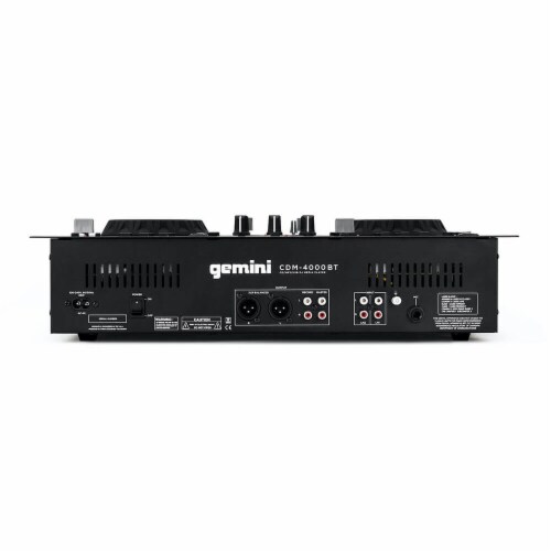 Gemini CDM4000BT CD/MIXER Combo Player With BT Input Perspective: bottom