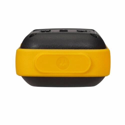Motorola Solutions Talkabout T475 Two-Way Radios - Black/Yellow Perspective: bottom